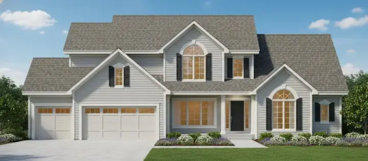 Traditional house plans 21-1047 - front exterior, 2,813 sq ft, 4 bed, 4 bath house plans | Monster House Plans