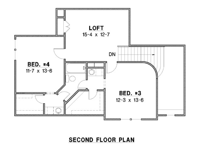 Upper/Second Floor Plan: 21-1047