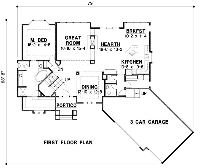 Main Floor Plan: 21-1048
