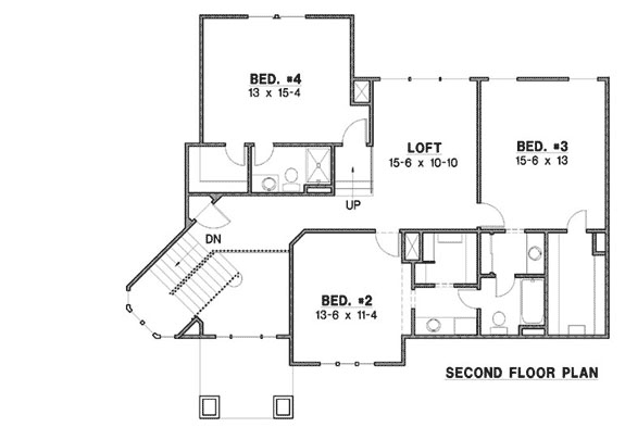 Upper/Second Floor Plan: 21-1048