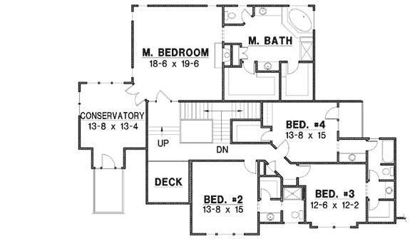 Upper/Second Floor Plan: 21-1049