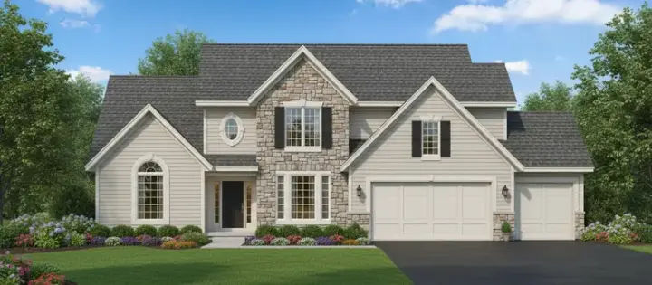 Traditional house plans 21-1050 - front exterior, 2,506 sq ft, 4 bed, 2 bath house plans | Monster House Plans