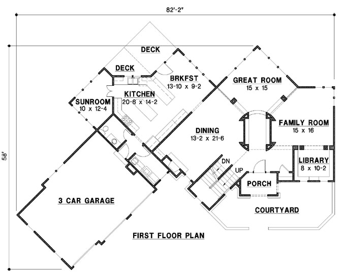 Main Floor Plan: 21-1051