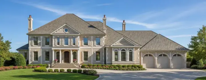 Southern house plans 21-1052 - front exterior, 7,138 sq ft, 5 bed, 6 bath house plans | Monster House Plans