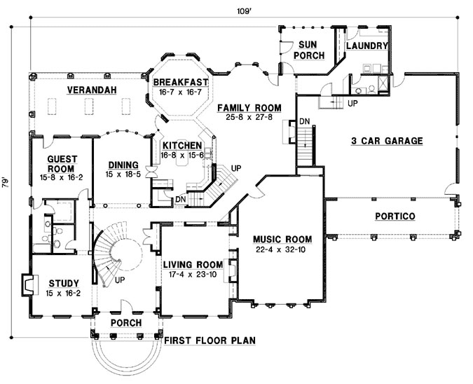 Main Floor Plan: 21-1052