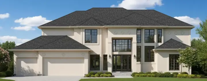 Traditional house plans 21-1053 - front exterior, 2,711 sq ft, 3 bed, 3 bath house plans | Monster House Plans