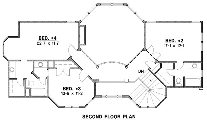 Upper/Second Floor Plan: 21-1054