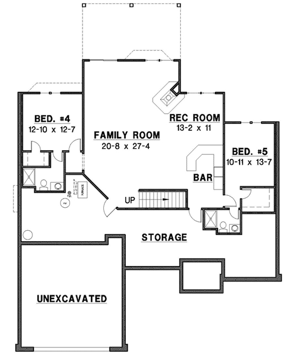 Lower Floor Plan: 21-1057