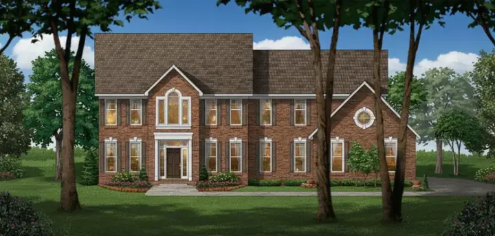 Southern Colonial house plans 21-1059 - front exterior, 3,256 sq ft, 4 bed, 3 bath house plans | Monster House Plans