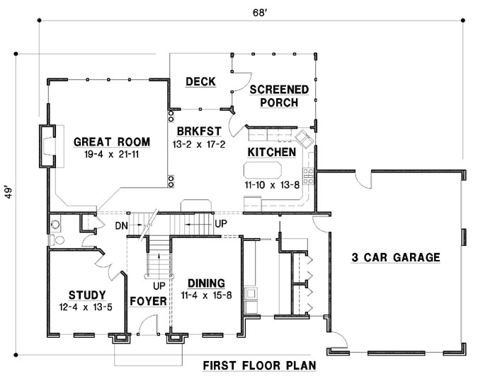 Main Floor Plan: 21-1059