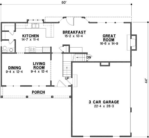 Main Floor Plan: 21-106