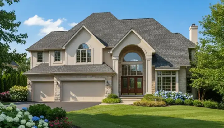 Traditional house plans 21-1060 - front exterior, 3,501 sq ft, 4 bed, 3 bath house plans | Monster House Plans