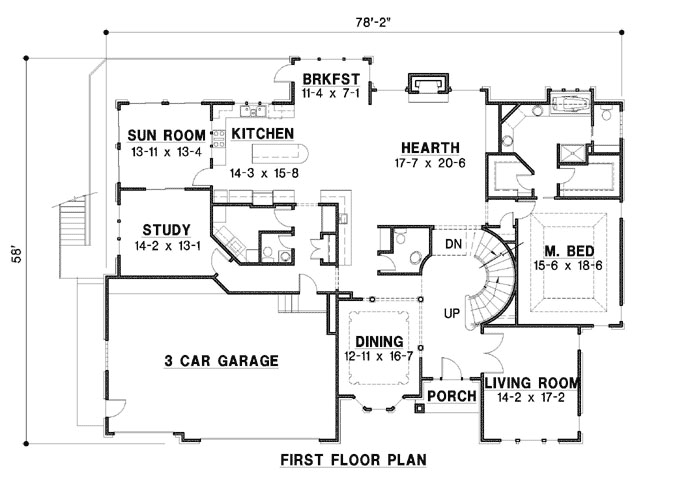 Main Floor Plan: 21-1061