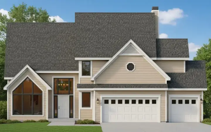 Traditional house plans 21-1063 - front exterior, 2,969 sq ft, 4 bed, 4 bath house plans | Monster House Plans