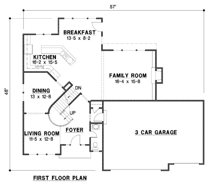Main Floor Plan: 21-1063