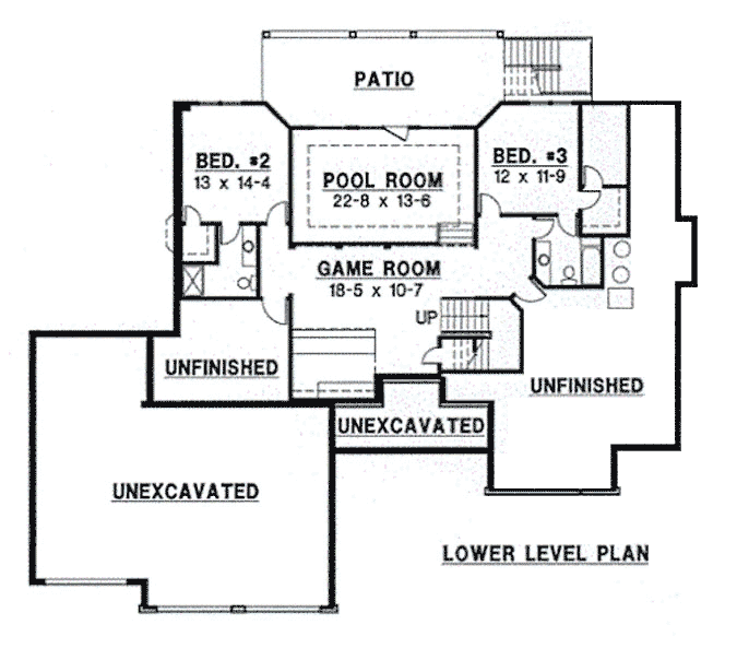 Lower Floor Plan: 21-1064