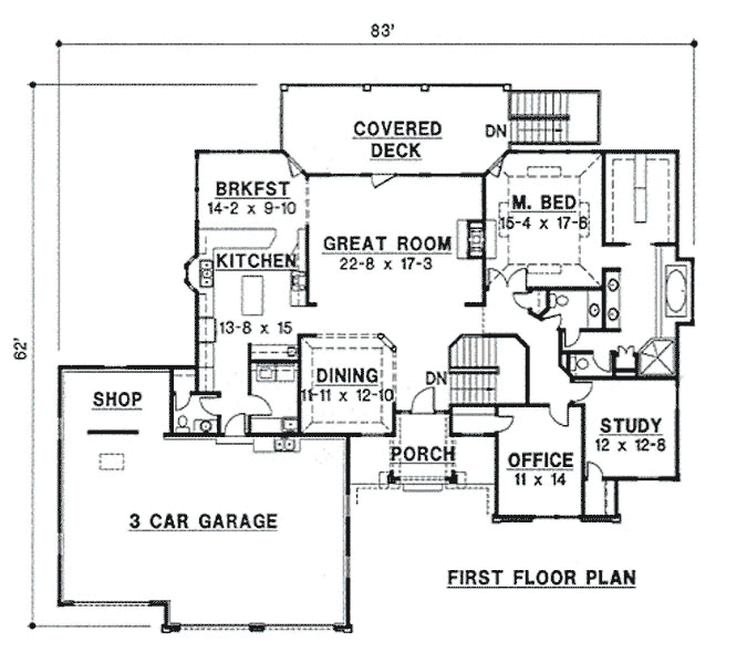Main Floor Plan: 21-1064