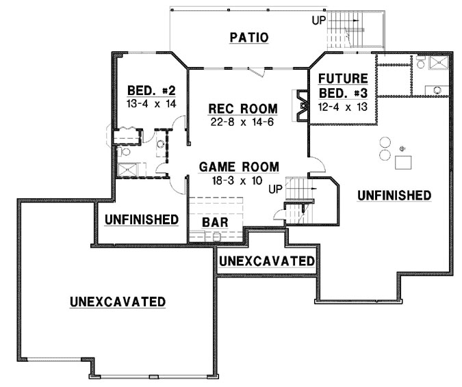 Lower Floor Plan: 21-1065