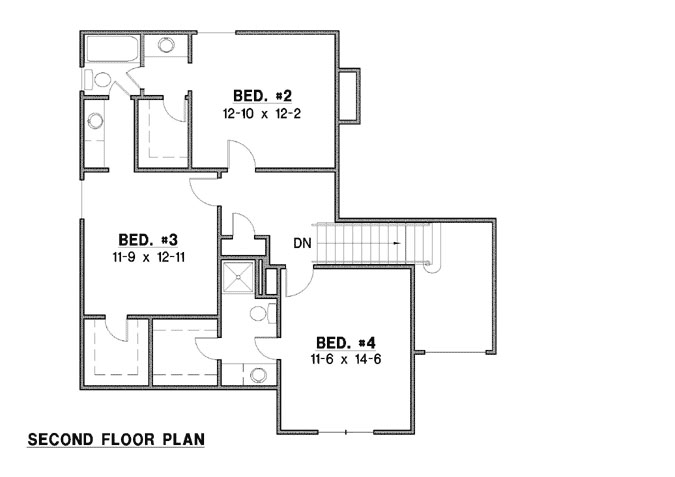 Upper/Second Floor Plan: 21-1068