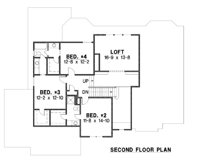 Upper/Second Floor Plan:21-1070