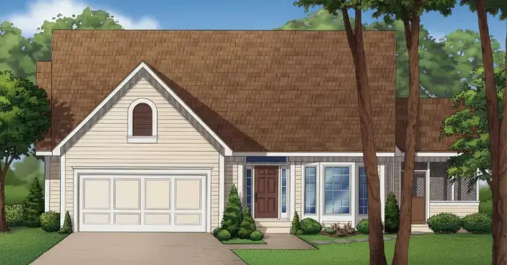 Traditional house plans 21-1071 - front exterior, 2,741 sq ft, 3 bed, 3 bath house plans | Monster House Plans