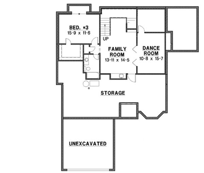 Lower Floor Plan: 21-1071