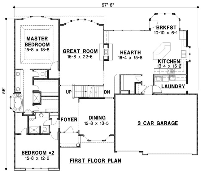 Main Floor Plan: 21-1072
