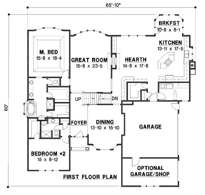 Main Floor Plan: 21-1073