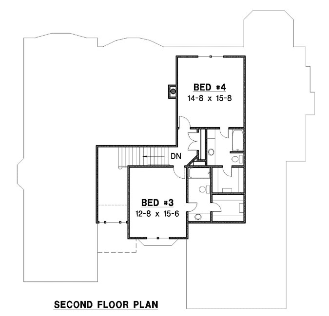 Upper/Second Floor Plan: 21-1073