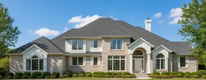 Traditional house plans 21-1077 - front exterior, 4,027 sq ft, 4 bed, 4 bath house plans | Monster House Plans
