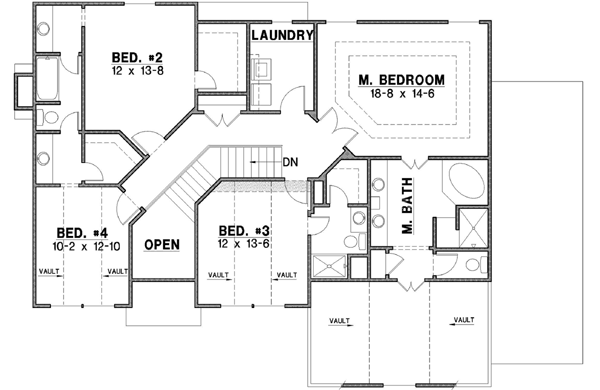 Upper/Second Floor Plan: 21-108