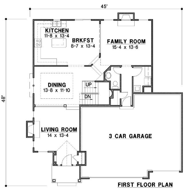 Main Floor Plan: 21-1081