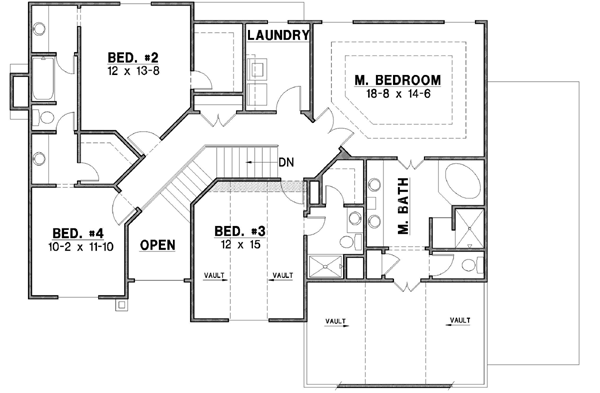 Upper/Second Floor Plan: 21-109