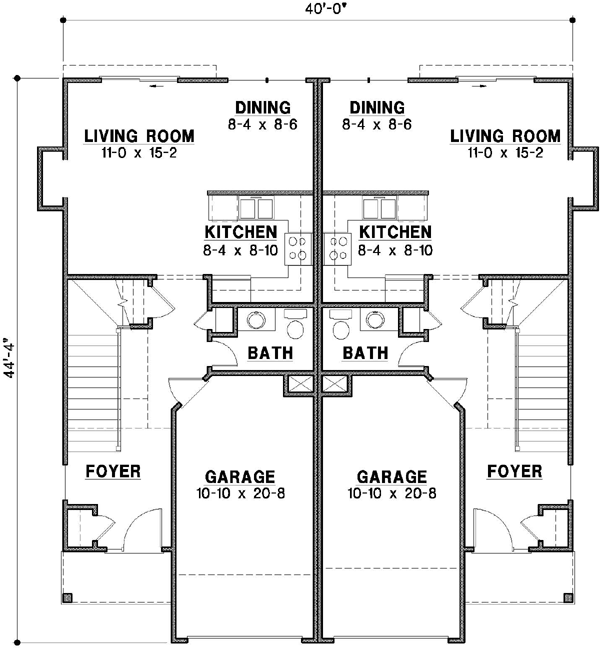 Main Floor Plan: 21-110