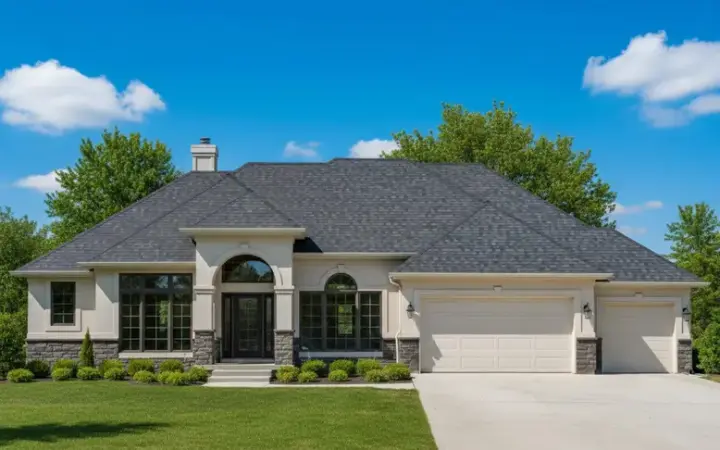 Traditional house plans 21-111 - front exterior, 3,427 sq ft, 4 bed, 3 bath house plans | Monster House Plans