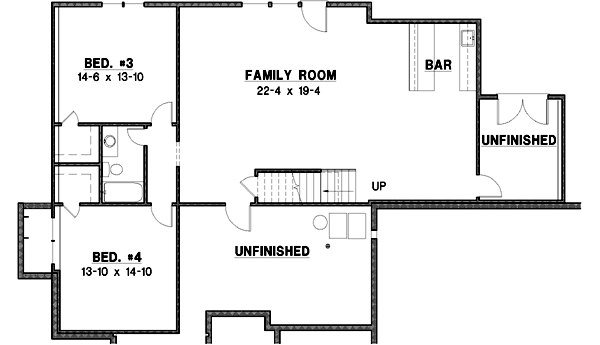 Lower Floor Plan: 21-111