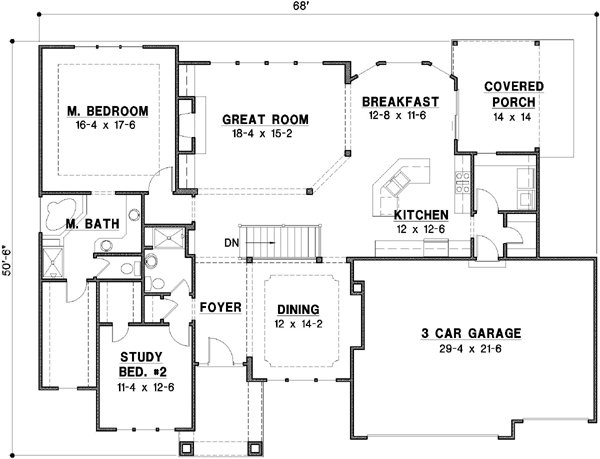 Main Floor Plan: 21-111
