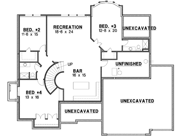 Lower Floor Plan: 21-112