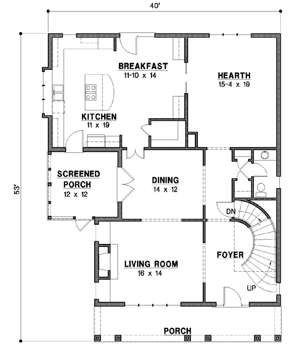 Main Floor Plan: 21-113