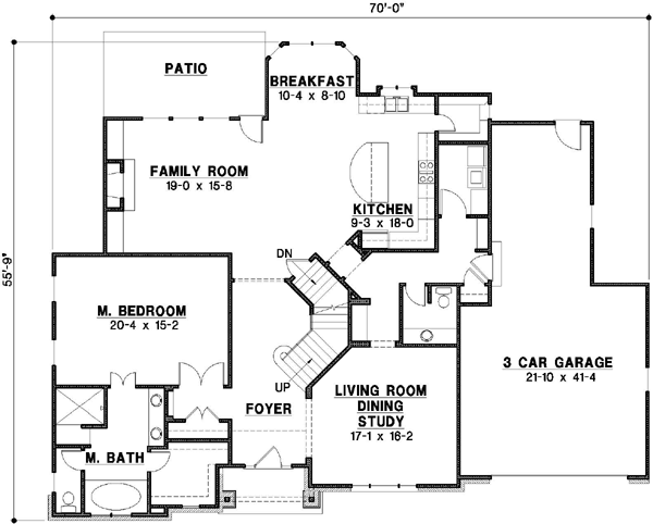 Main Floor Plan: 21-114