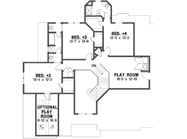Upper/Second Floor Plan: 21-114