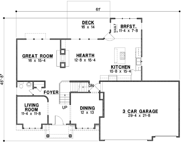 Main Floor Plan: 21-118