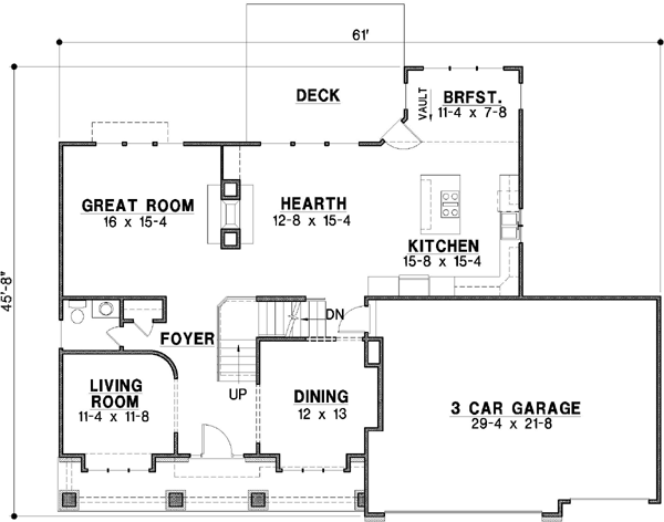 Main Floor Plan: 21-120