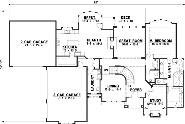 Main Floor Plan: 21-121