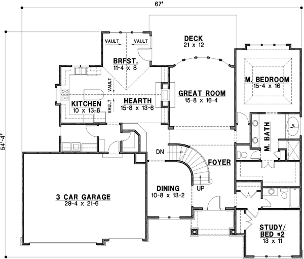 Main Floor Plan: 21-122