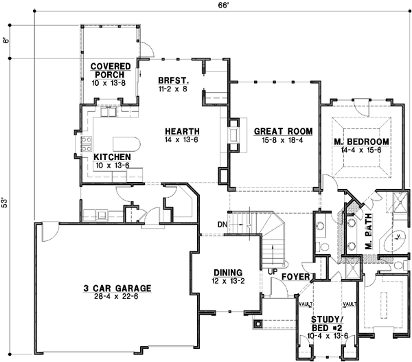 Main Floor Plan: 21-126