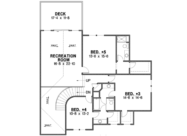 Upper/Second Floor Plan: 21-128