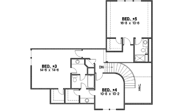 Upper/Second Floor Plan:21-129