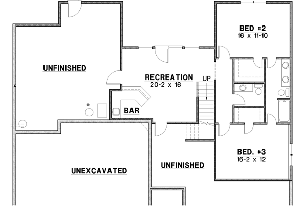 Lower Floor Plan: 21-130