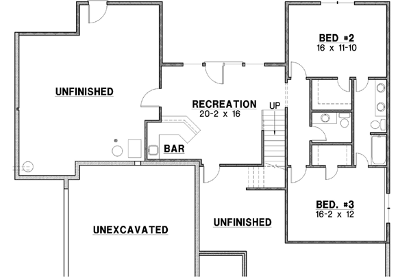 Lower Floor Plan: 21-132